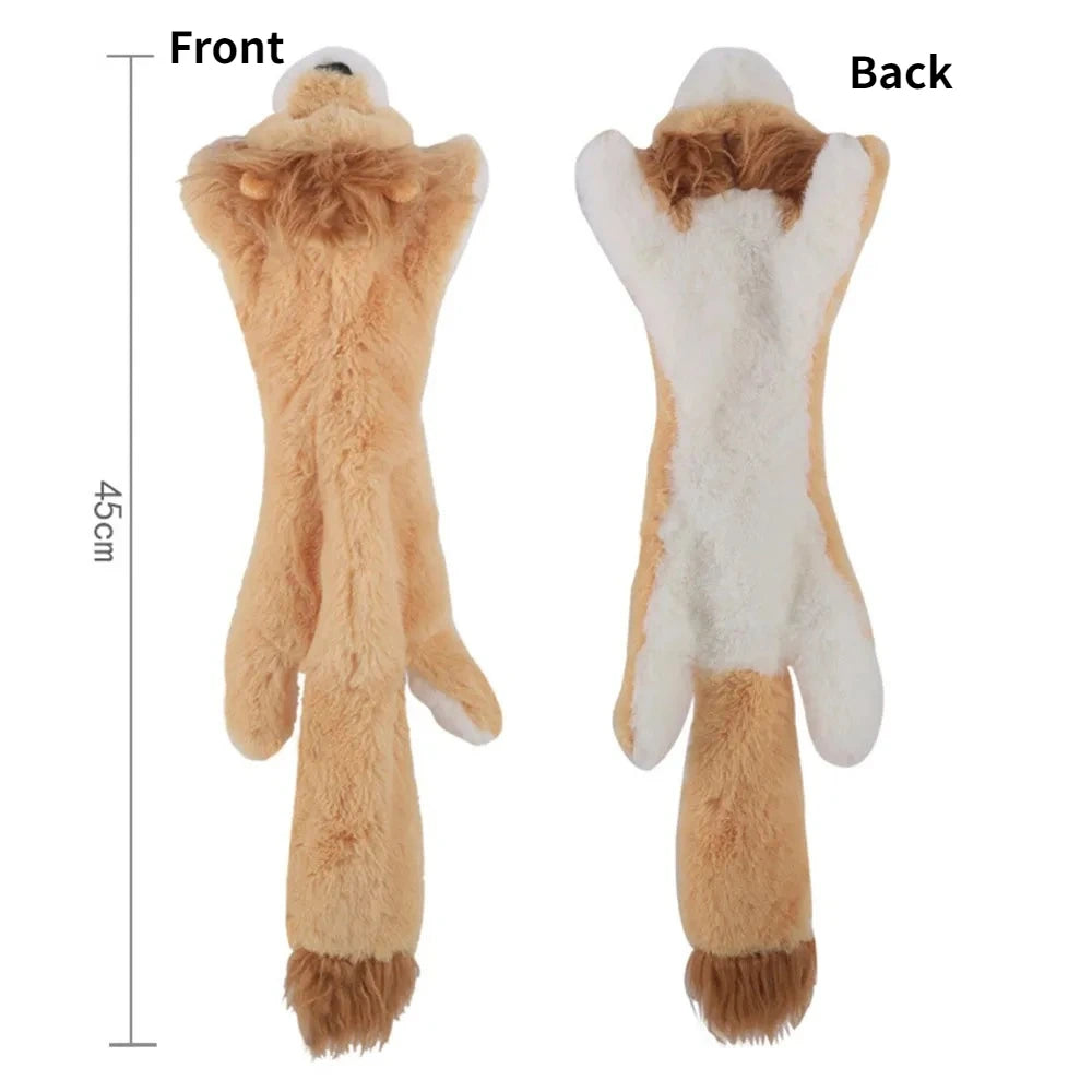 Engraçado animal simulado sem recheio brinquedo do cão com rangidos durável stuffingless pelúcia estridente cão mastigar brinquedo crinkle pet rangido brinquedo Kasa & Pet