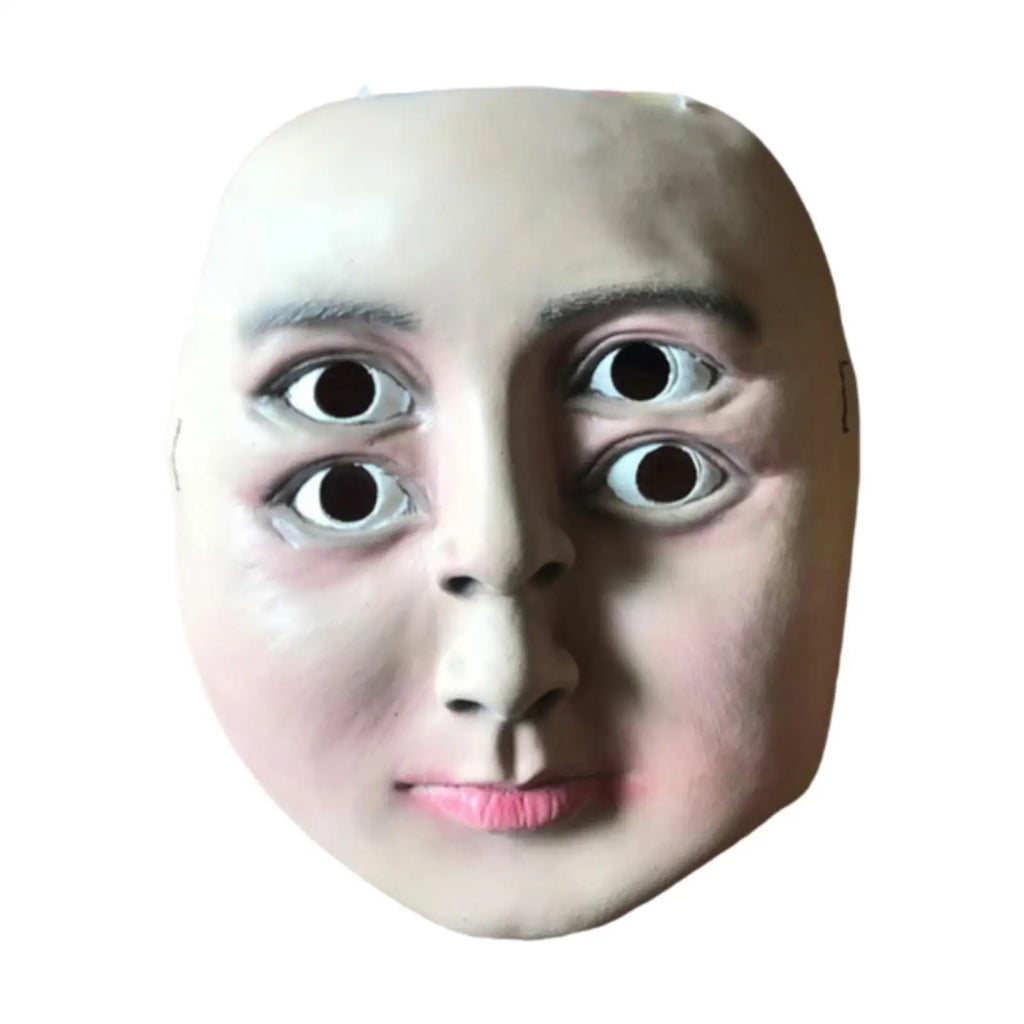 Halloween quatro olhos máscara decoração criativa látex dança maquiagem adereços para fantasia vestido desempenho de palco casa assombrada páscoa carnaval