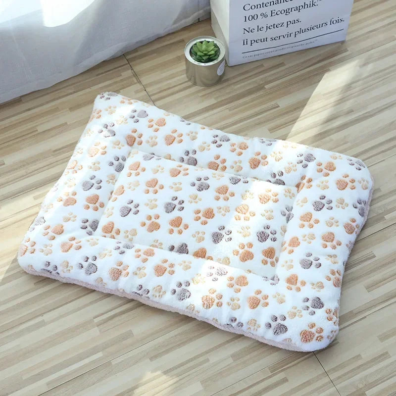 Dupla face pet esteira esteiras de pelúcia curta cama de dormir para gatos cães pequenos bonito almofada para animais de estimação cobertor quente gatinho almofada gato sofá cama