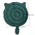Cama de Pelúcia Fofa para Gatos 1pc, Colchonete em Formato de Gato, Macio, Respirável e Lavável para Gatos e Cães, Uso em Todas as Estações