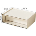 Caixa de armazenamento com gavetas – Organizador de mesa, vitrine para colecionáveis, recipiente de armazenamento de escritórioCombinação personalizável