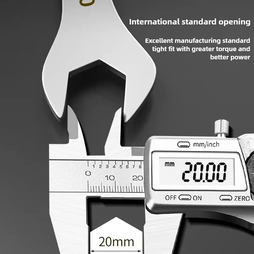 1 pces 5-32mm ultra-fino chave de extremidade aberta multi-função 3mm de espessura chave de catraca chave de extremidade aberta de extremidade dupla