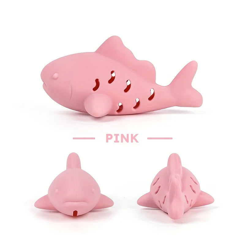 Brinquedo interativo para cães e gatos, design durável e resistente à mordida, esconder alimentos e moagem de dentes, entretenimento para animais de estimação pequenos, 1 peça