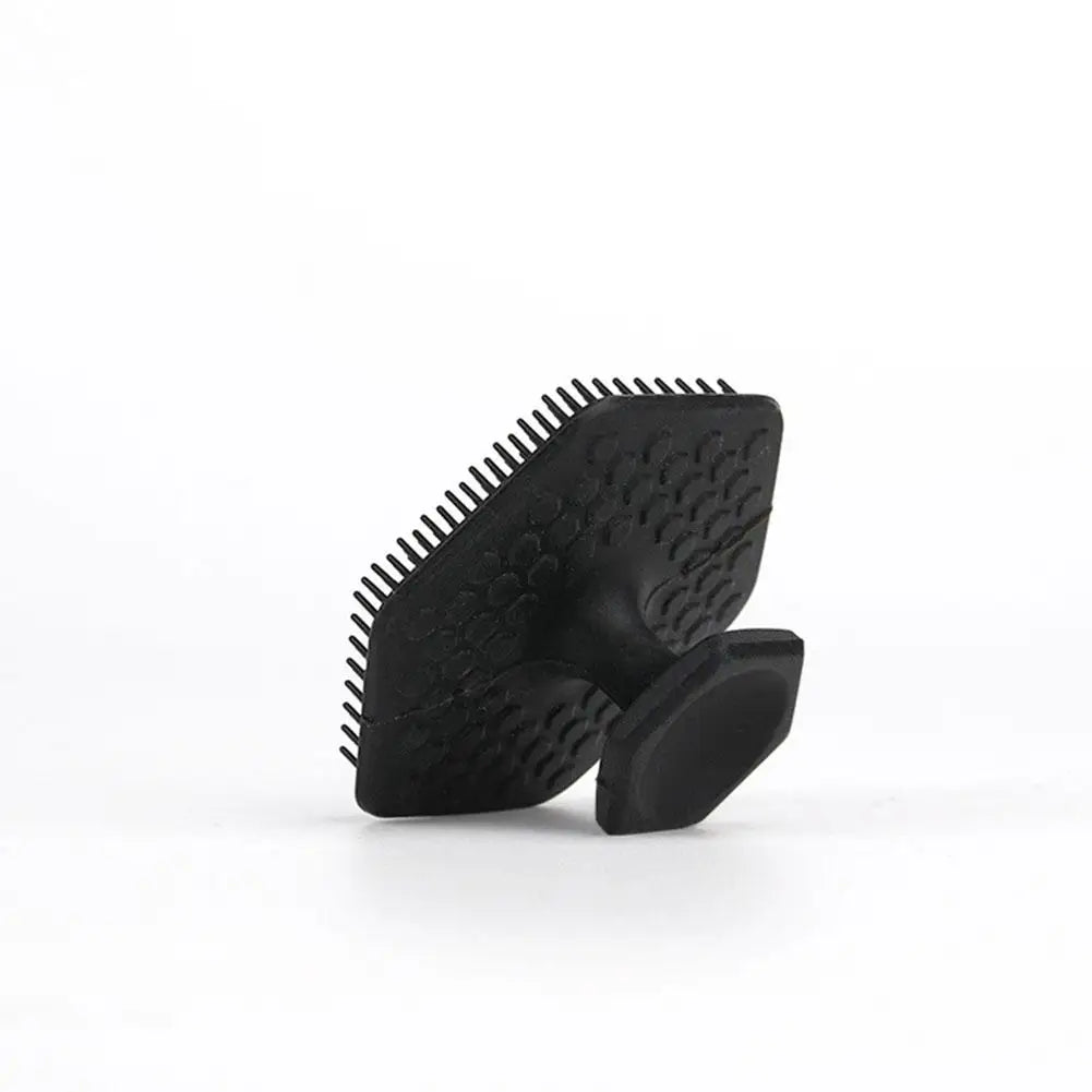 Portable Hexagonal Silicone Facial Cleansing Brush, Soft Exfoliating Face Scrubber for Deep Pore Cleaning