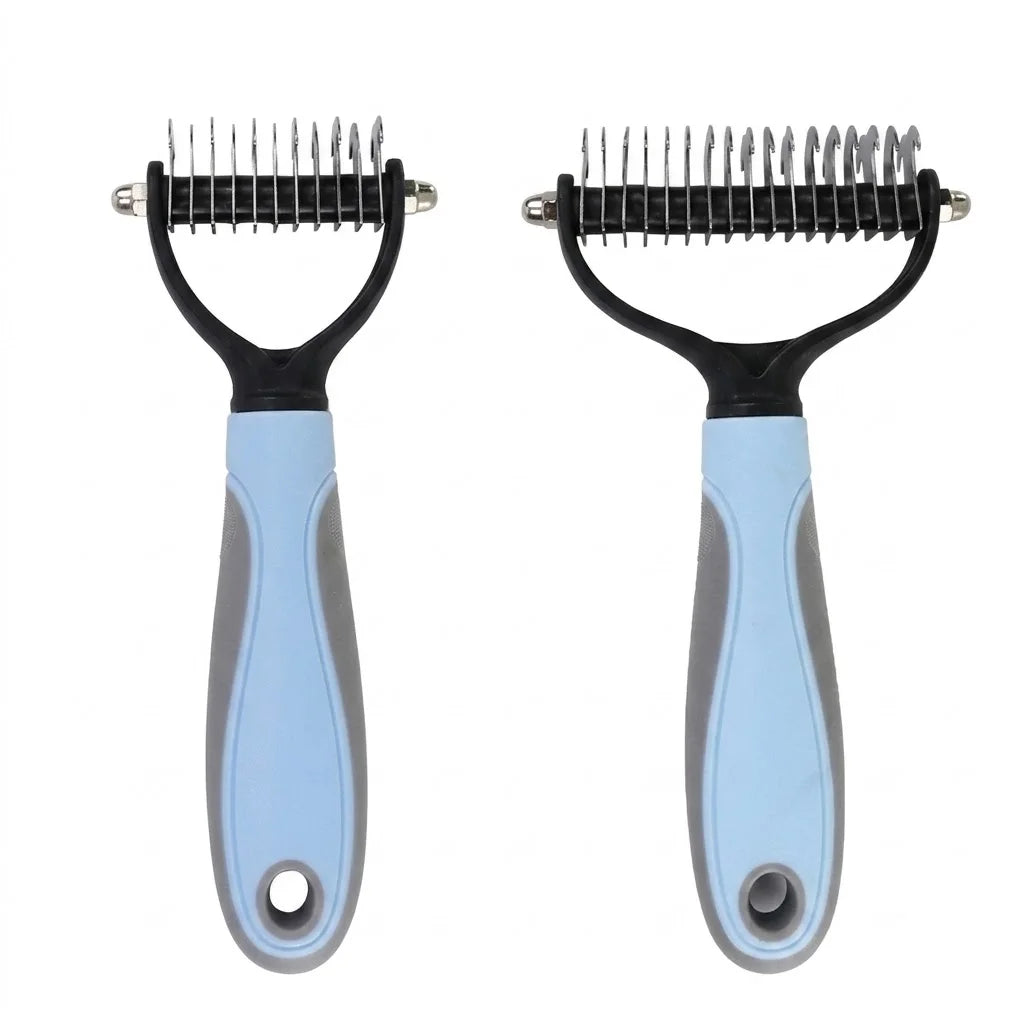 Escova para Remover Pelos de Animais de Estimação, Pente para Cães e Gatos, Removedor de Subpelo, Ferramenta para Cortar Nós, para Remoção de Pelos de Filhotes, Suprimentos para Animais de Estimação