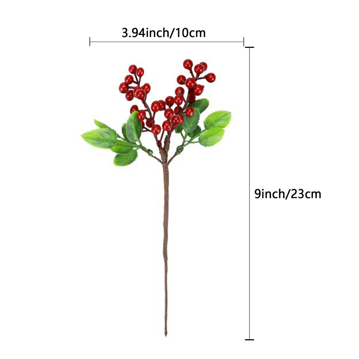 Natal vermelho berry flor artificial pinha ramo decorações da árvore de natal ornamento embalagem de presente festa em casa diy grinalda