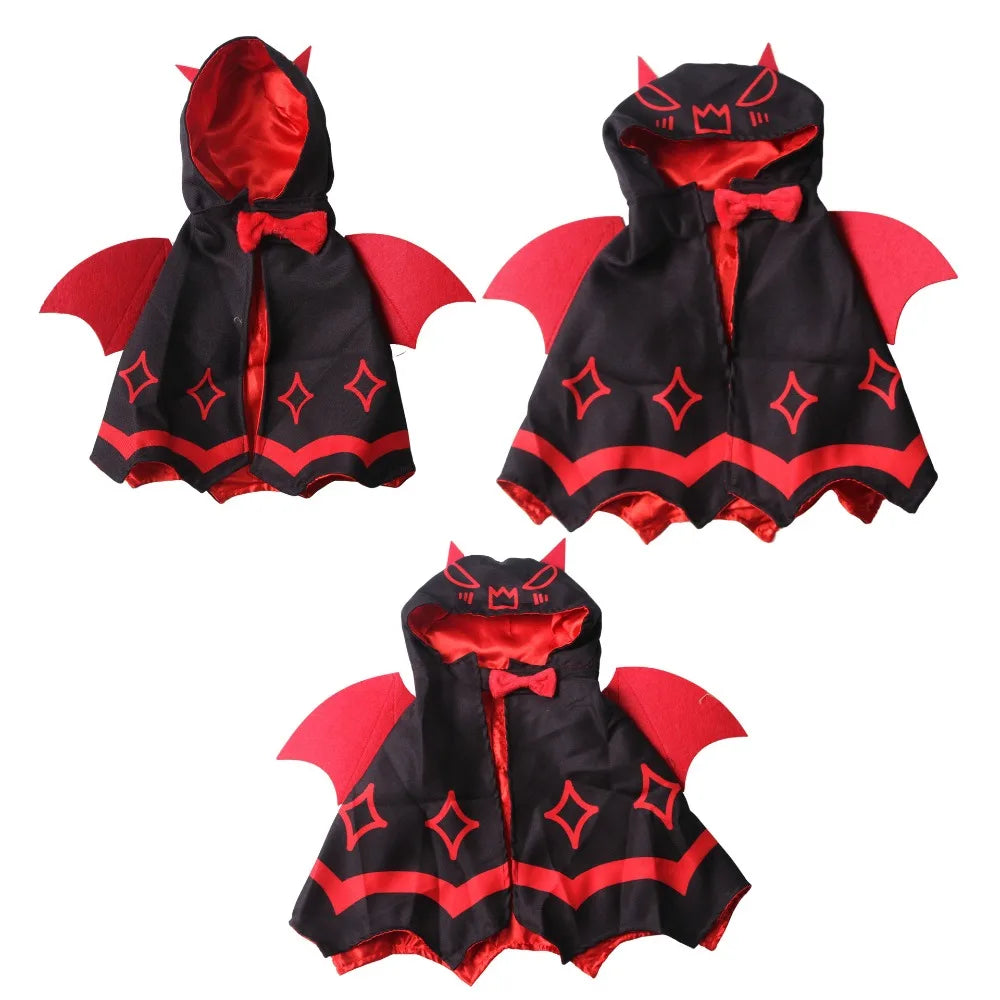 Capa de Asas de Morcego para Animais de Estimação no Halloween, Fantasia de Cosplay Fofa para Vestir Gatos e Cães Pequenos, Roupas para Festas e Eventos.