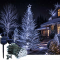 Luzes de Cordão LED Alimentadas por Energia Solar com 8 Modos de Piscar Diferentes, Ideais para Decorar Jardins, Casamentos, Halloween e Natal