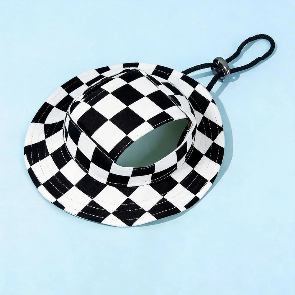 Chapéu de Sol para Pets Ajustável para Cães e Gatos de Pequeno e Médio Porte, Shiba Inu, Corgi, Filhotes, Gatinhos