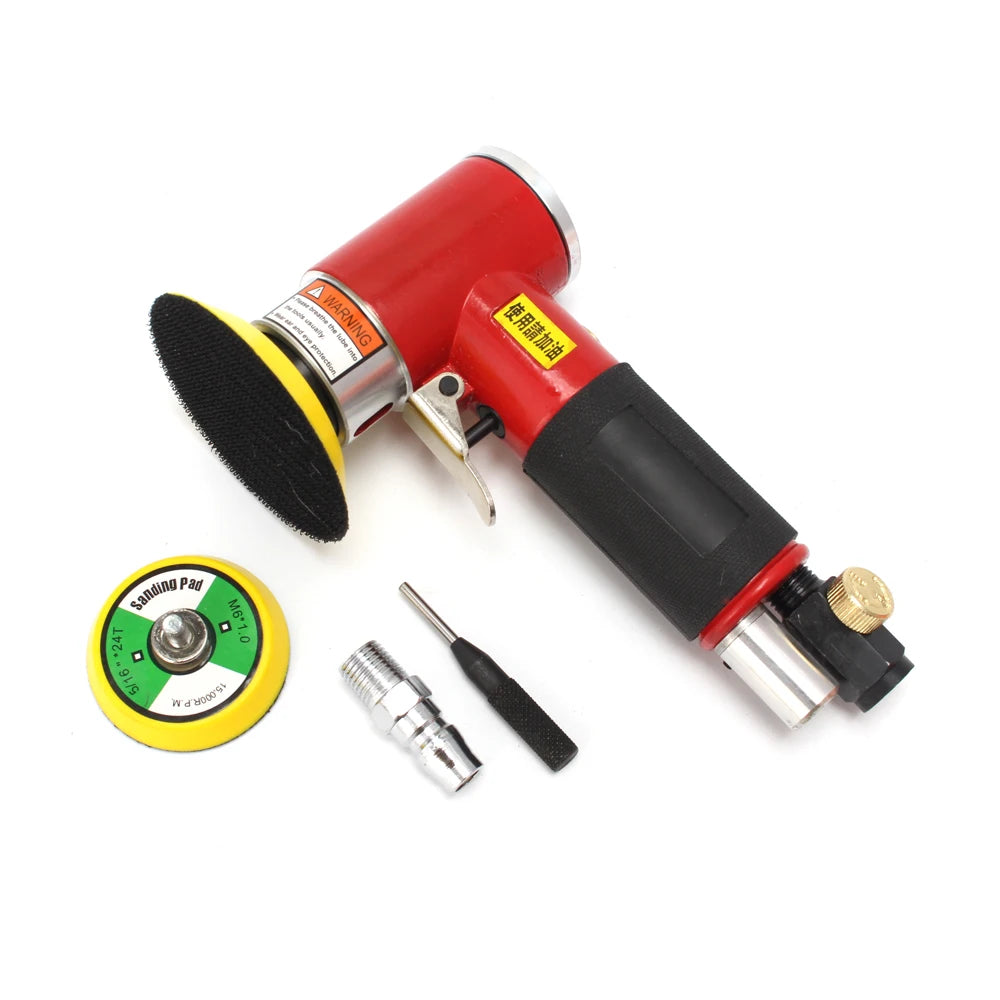 Sifang lixadeira de ar de órbita aleatória mini máquina de moagem pneumática para polimento de carro polidor de lixamento movido a ar de alta velocidade