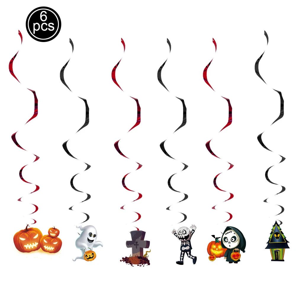 Halloween cupcake toppers assustador fantasma crânio abóbora bolo festa decoração aranha web cupcake envoltório festa de halloween decoração suprimentos - Kasa & Pet
