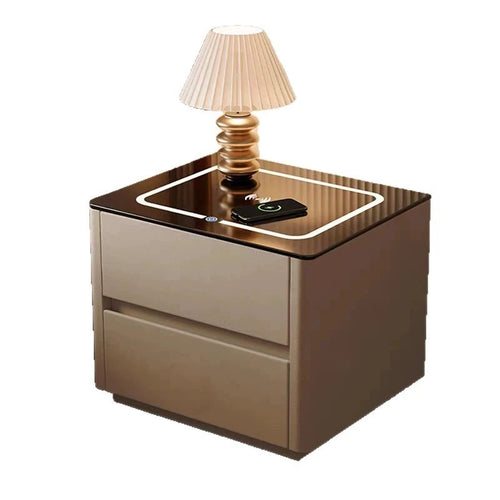 Mesa de Cabeceira Inteligente com Armazenamento para Quarto - Móveis para Casa