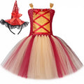 Sanderson irmãs bruxa traje para meninas halloween carnaval festa tutu vestido hocus pocus traje crianças fantasia vestir-se roupas