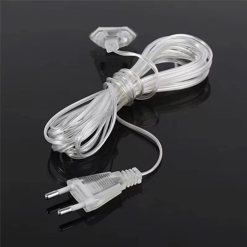 Guirlanda de natal led cortina luzes de sincelo festão luz led droop cachoeira luzes da corda ao ar livre jardim rua beirais decoração