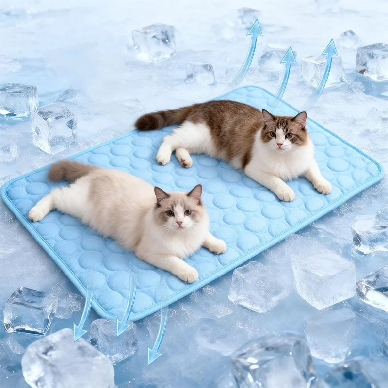 Tapete Refrescante para Cães, Cama Fria de Verão para Pets, Extra Grande para Cães Pequenos e Grandes, Acessórios para Pets