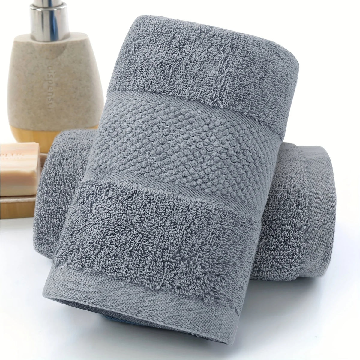 Toalha de banho 100% algodão puro, toalha de banheiro multiuso macia e absorvente de secagem rápida de alta qualidade Kasa & Pet