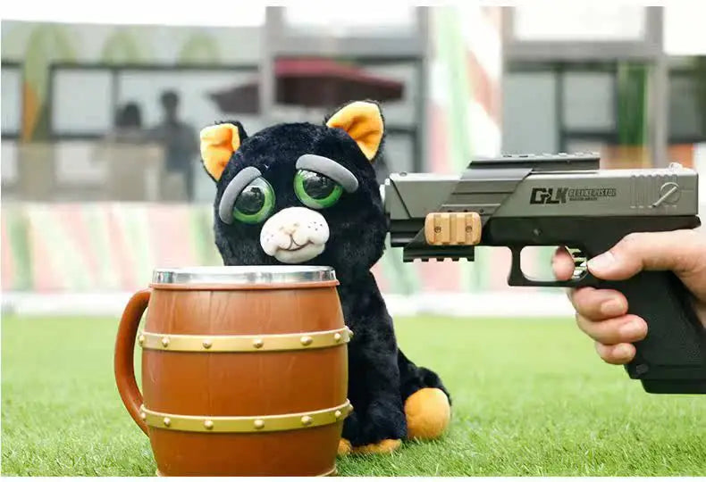 Boneco de Animal de Tamanho Médio Feisty Pets, Panda com Rosto Intercambiável, Brinquedo Interativo para Crianças