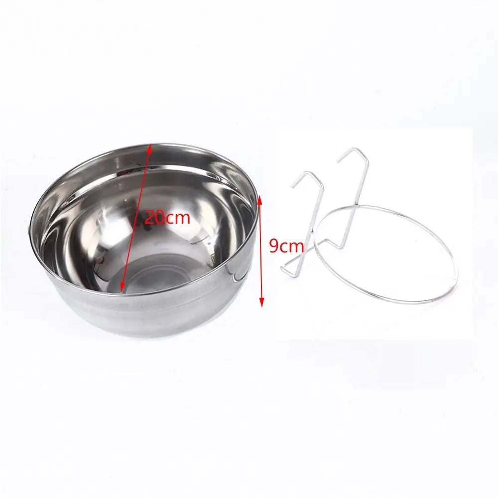 Comedouro Portátil Suspenso para Cães e Gatos, Tigela de Viagem para Ração e Água, Utensílio de Alimentação para Animais de Estimação