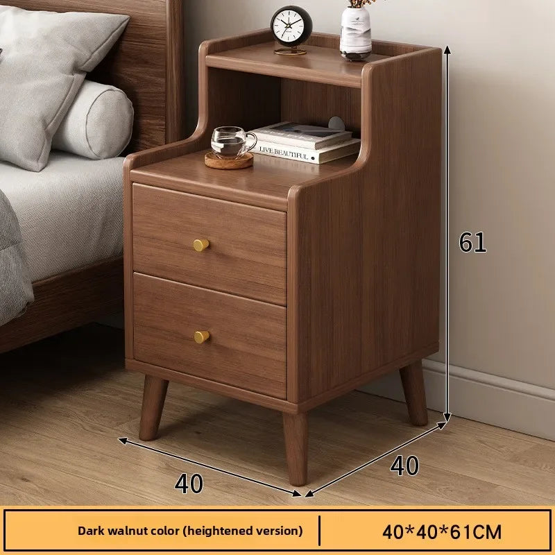 Mesa de Cabeceira Multifuncional para Casa, Armário Estreito de Armazenamento para Quarto Pequeno, Armário de Cabeceira Kasa & Pet