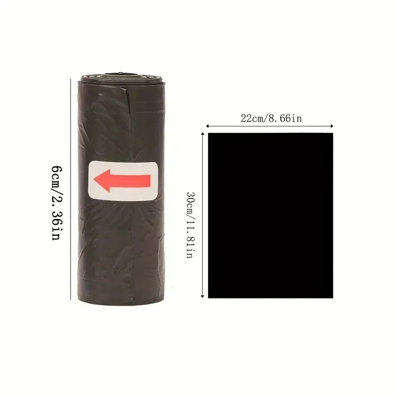 1200 Sacos Novos de Lixo para Cães, Biodegradáveis e Reforçados, para Limpeza Externa de Animais de Estimação, com Ponto de Quebra, para Coleta de Fezes de Cães e Gatos