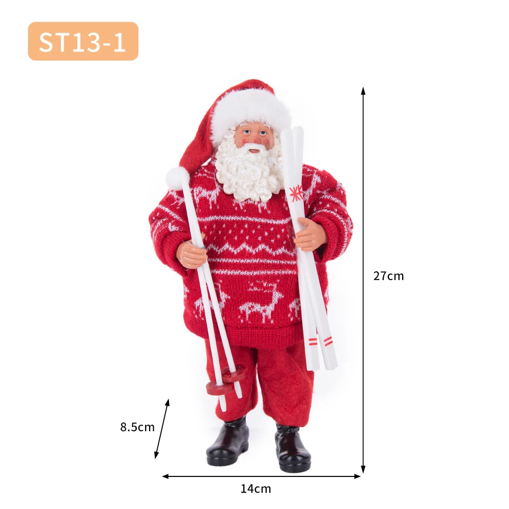 40cm natal anjo boneca estatueta brinquedo colher de árvore ornamentos em pé aniversário natal decorações navidad decoração para casa novedades