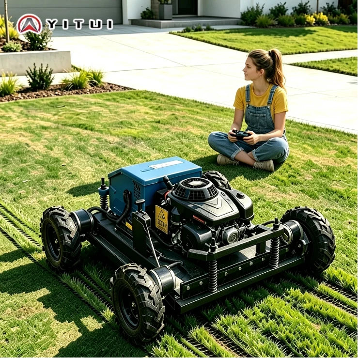 Cortador de relva personalizado, com corpo compacto e fácil de usar, ideal para projetos de jardinagem e paisagismo em pátios.