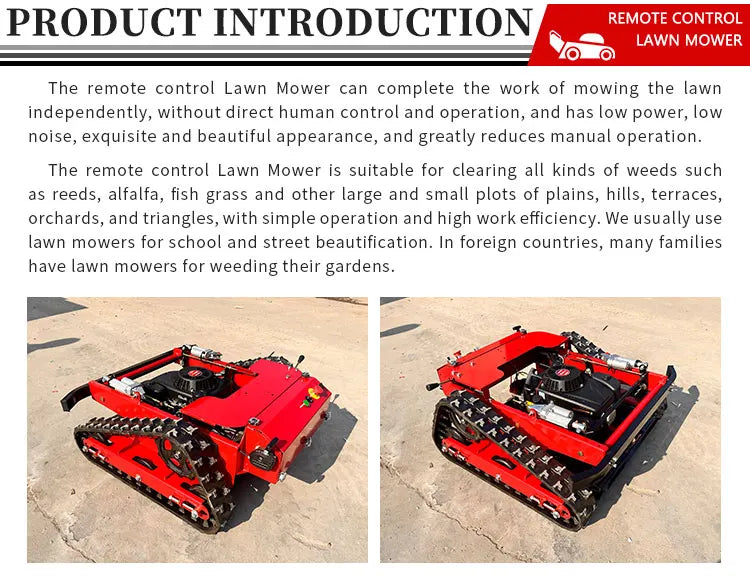 O Cortador de Grama Automático Tem Alta Potência e É Fácil de Operar. O Mini Cortador de Grama Agrícola Conquista Todos os Terrenos