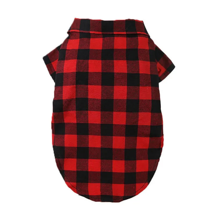 Cão de estimação roupas xadrez camisa terno gravata vestido primavera verão filhote de cachorro casaco teddy bear pomeranian colete pequeno-médio cão gato animal de estimação traje