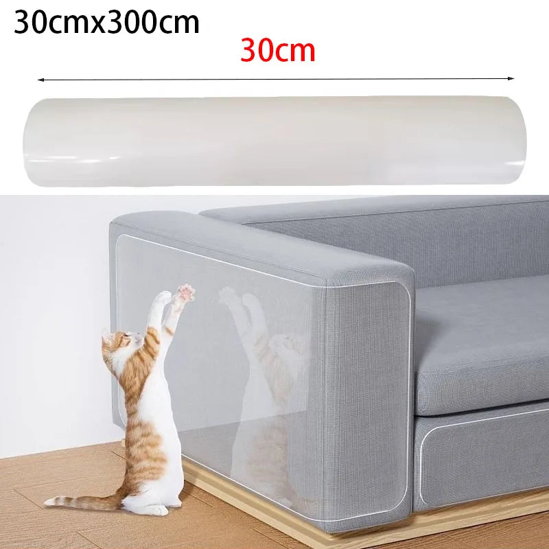 3m acessórios para gatos almofadas de proteção de sofá protetores de móveis capa transparente pvc auto-adesivo suprimentos para gatos produtos para animais de estimação
