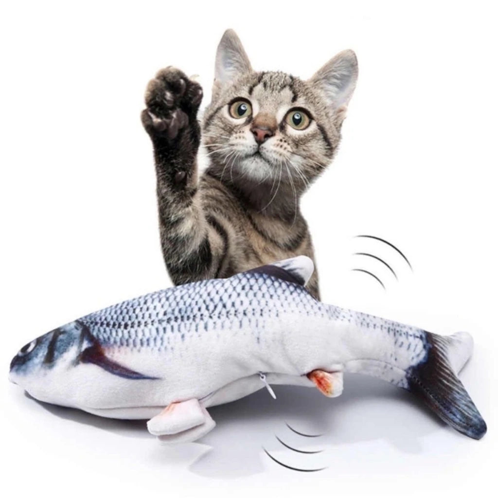 Brinquedo Interativo Para Gato Com Carregamento USB, Som Realista E Bola Automática Para Estimulação Física