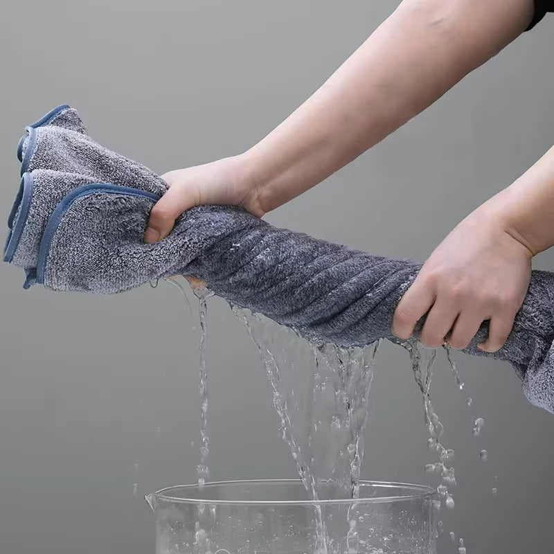 Toalha de banho esportiva espessamento de alta qualidade carvão de bambu coral veludo toalha de banho super absorvente e de secagem rápida