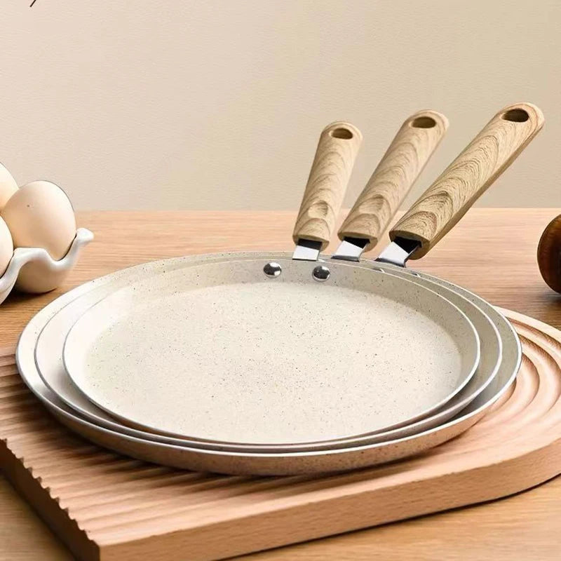 10in engrossado omelete pan pizza frigideira pote de bife cozinhar para fogão a gás de indução panelas de cozinha antiaderente panelas de panqueca Kasa & Pet Store