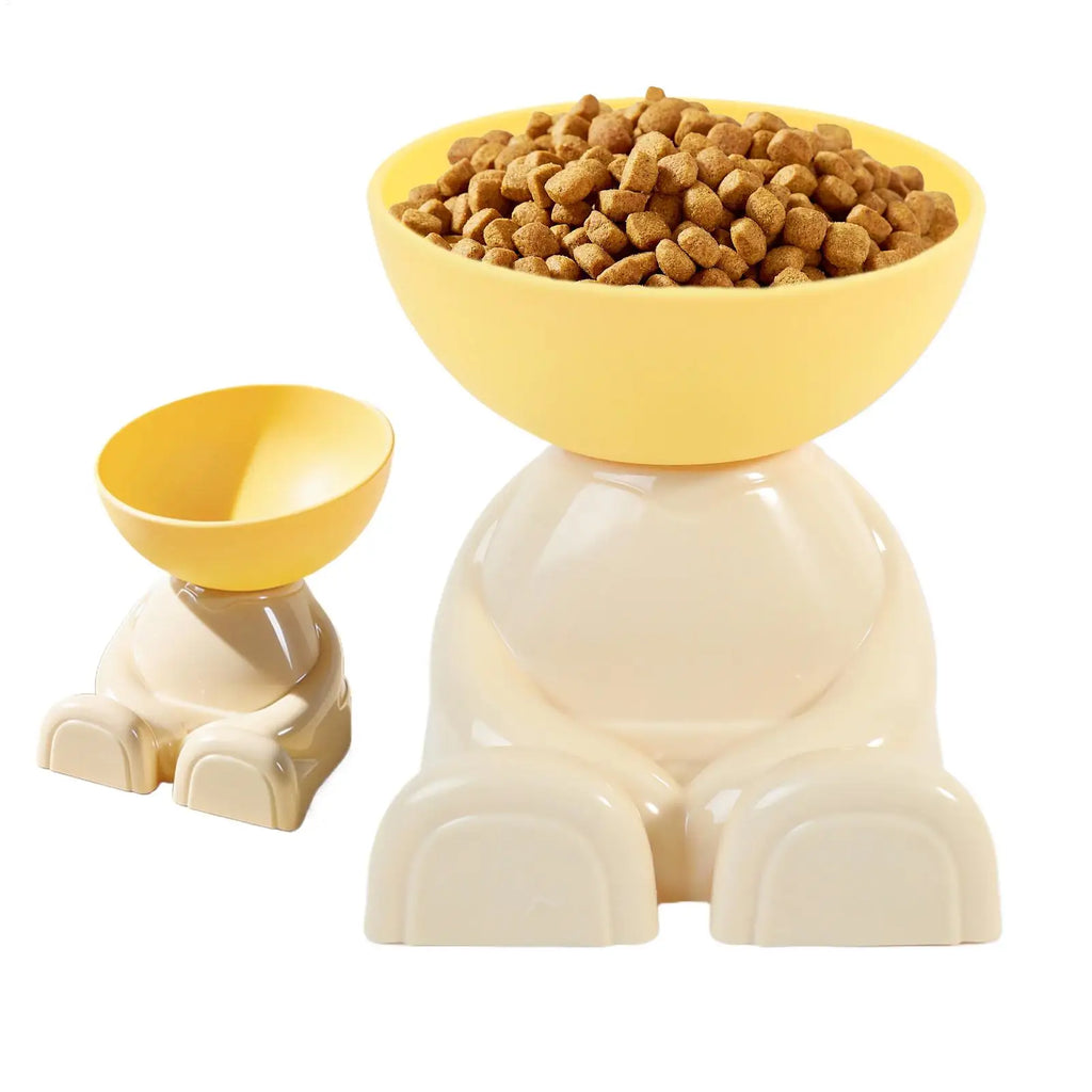 Tigelas para Alimentação de Gatos e Cães, Prato Elevado para Alimentos, Comedouro Antiderrapante para Animais de Estimação, Ideal para Cozinha, Apartamento e Uso Interno