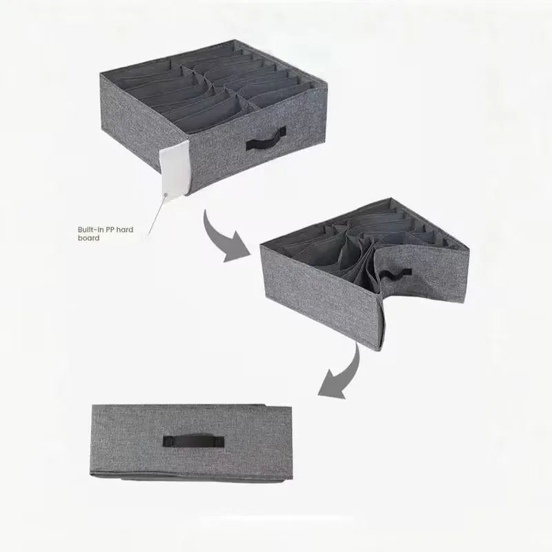 Guarda-roupa organizador de armazenamento de roupas camisola camiseta caixa de armazenamento engrossado calças caixa de armazenamento roupa interior meias organizador para casa