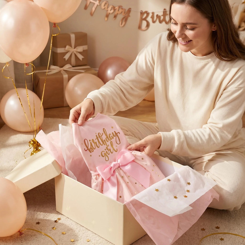 Vestido para cachorro e menina, roupas para animais de estimação, cachorrinho, laço rosa, tule, lantejoulas, roupas para cachorro