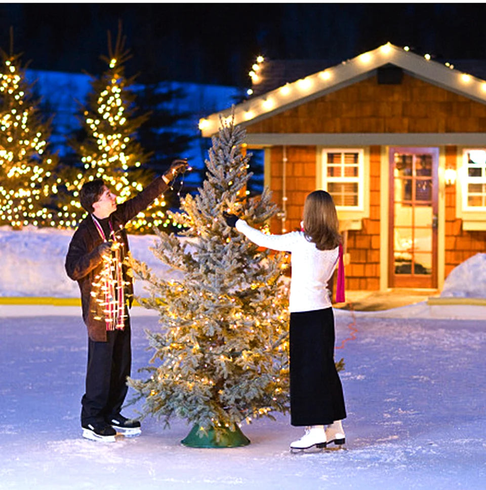 Luzes solares LED à prova d'água para exterior, cordão de luzes de fada, guirlanda de jardim, lâmpada solar de painel grande para decoração de festas