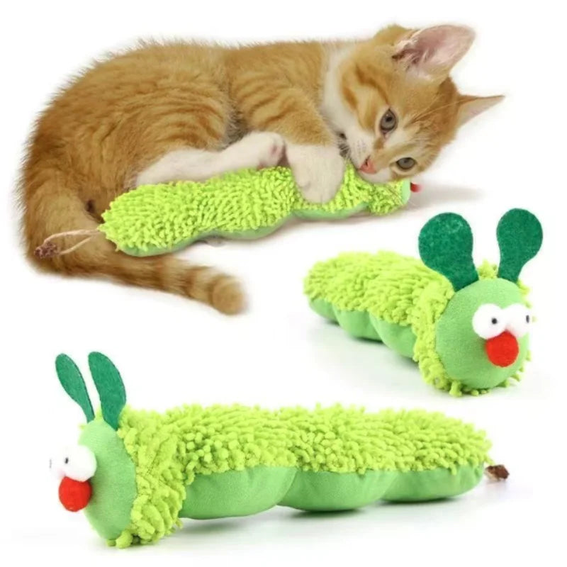 Brinquedo de Pelúcia para Gatos, Acessório Divertido para Alívio do Tédio, Resistente a Arranhões e Mordidas, Ideal para Pequenos Animais