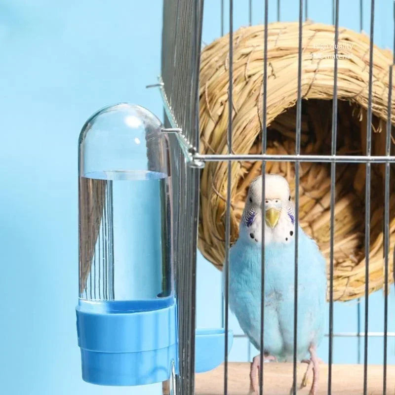 Dispensador de Água e Comida para Animais de Estimação, Caixa de Alimentos para Pássaros, Acessórios para Gaiolas de Esquilos e Papagaios