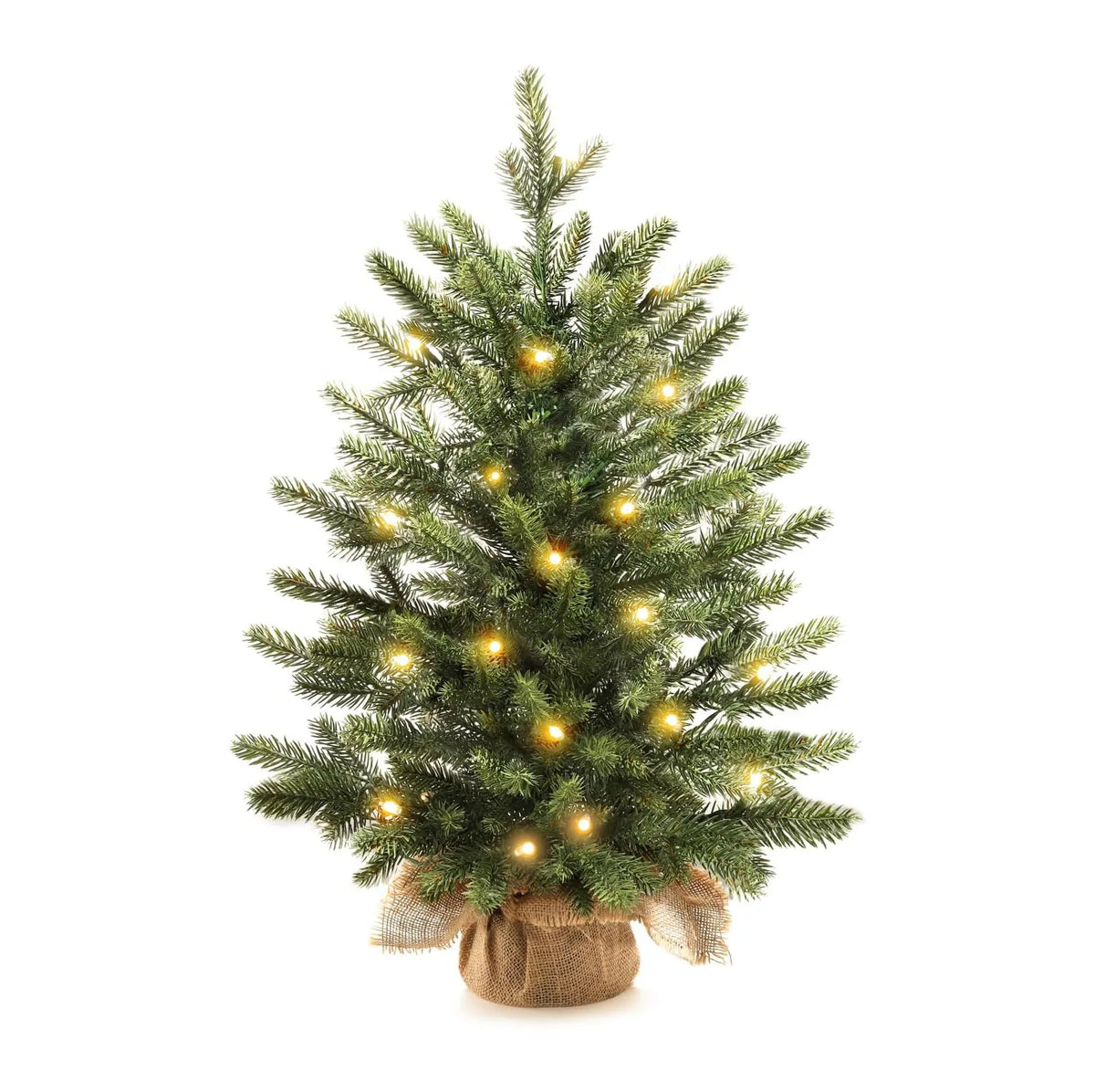 Decoração de árvore de natal 2025 decoração de casa decoração de ano novo pinho de natal embutido led mesa artificial pequena árvore de natal