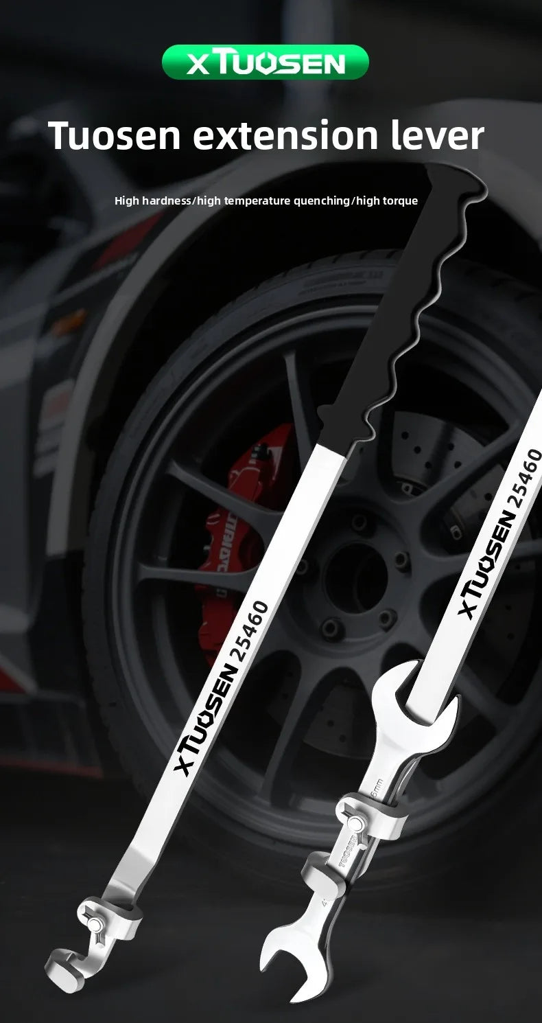 Extensor de chave aberta de dupla finalidade e chave de extensão de haste de força Chave de torque de haste de extensão