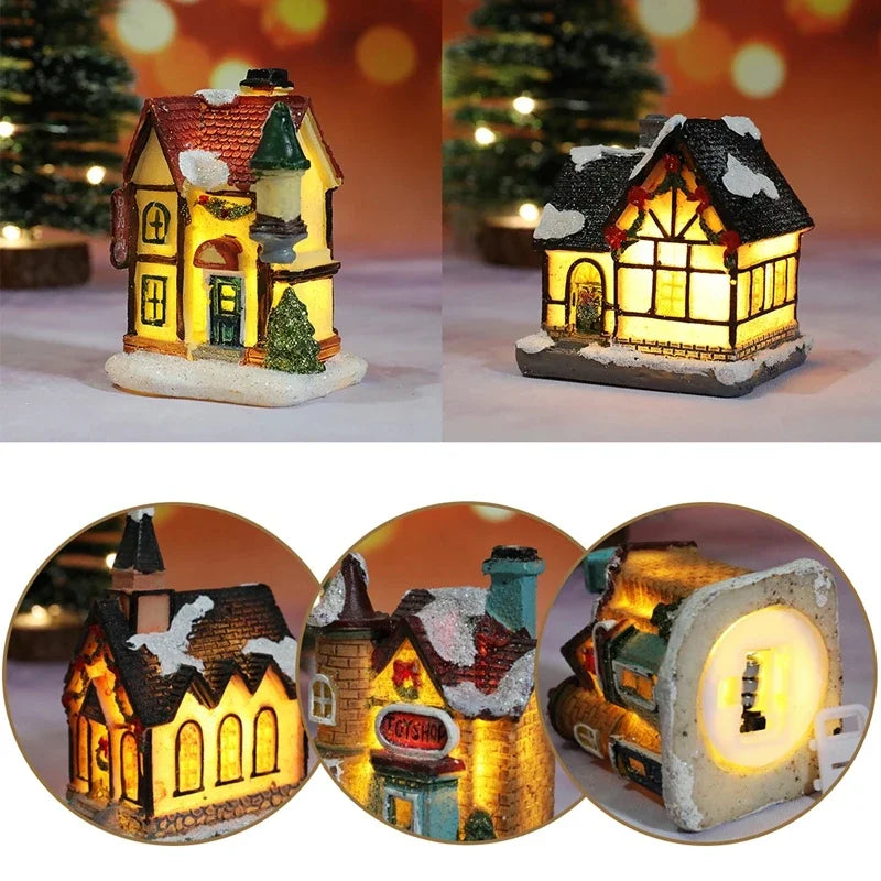Decorações de Luzes de Natal para Casa, Enfeites, Presente de Natal para Crianças, Ano Novo 2025, Decoração de Natal, Luz Noturna para Quarto com Bateria