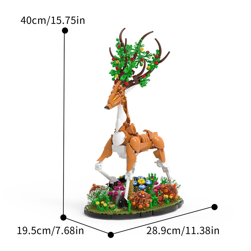 Decoração de Mesa Gótica Escura para Halloween: Brinquedo de Blocos de Montar Mão de Esqueleto com Rosa e Cruz – Ornamento Assustador, Presente Criativo DIY para Adultos - Kasa & Pet