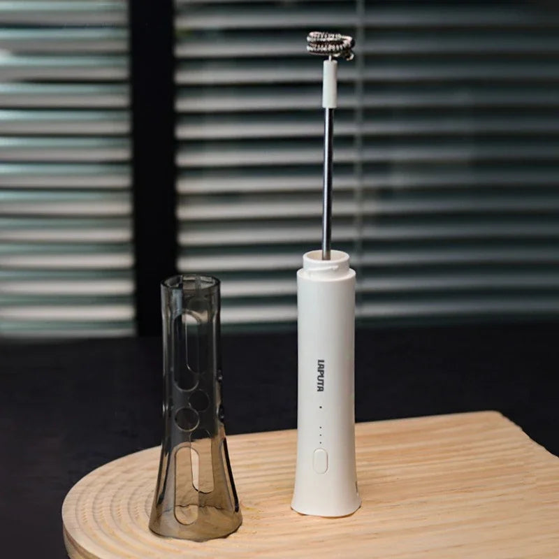 Batedor de leite de café portátil elétrico batedores de leite cozinha em miniatura máquina de espuma de leite decoração misturador liquidificador coffeeware