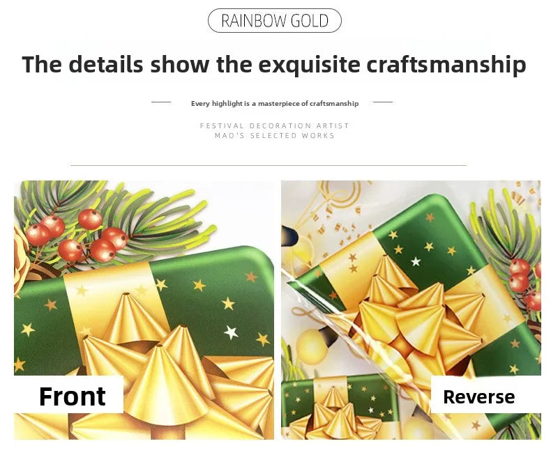 Decorações de Natal para criar um ambiente festivo, guirlanda para vitrine, autocolante estático, autocolante para vidro, autocolante com motivos de nó e sinos para janelas.