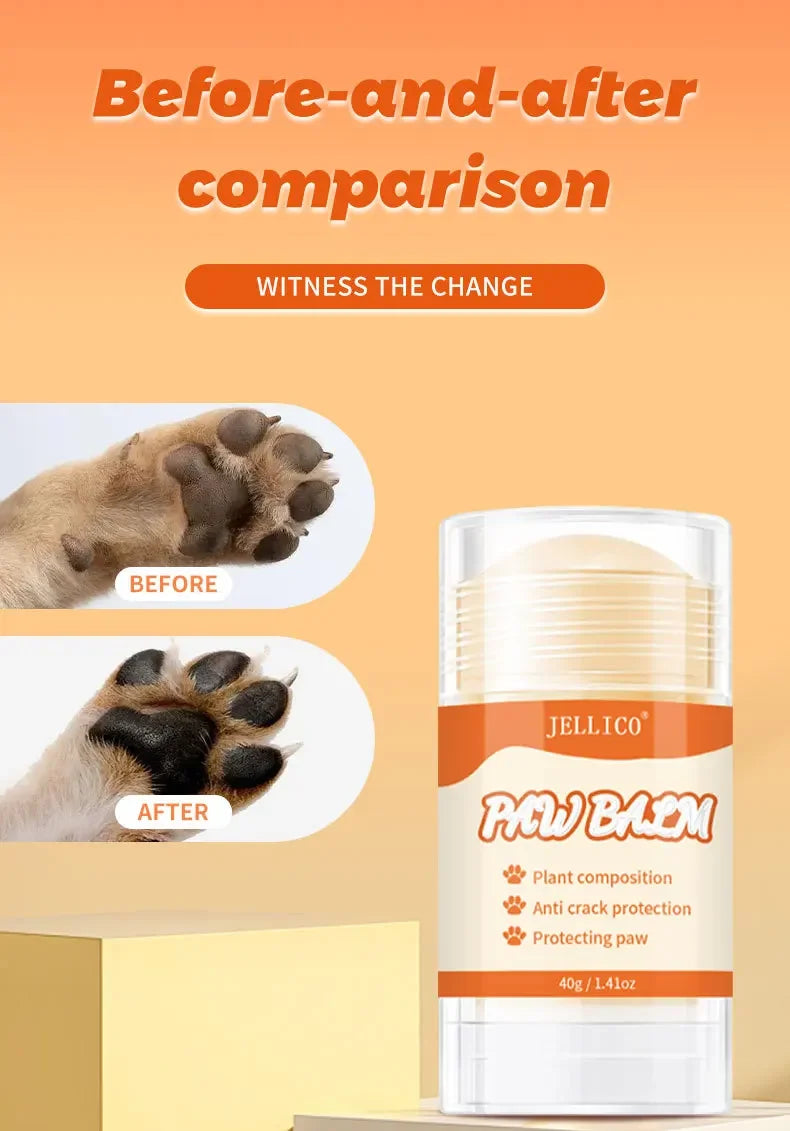Creme para Cuidado das Patas de Animais de Estimação, Hidrata e Amacia as Solas das Patas, Previne a Pele Seca, Creme de Proteção Nutritiva Diária, Suprimentos para Patas de Animais