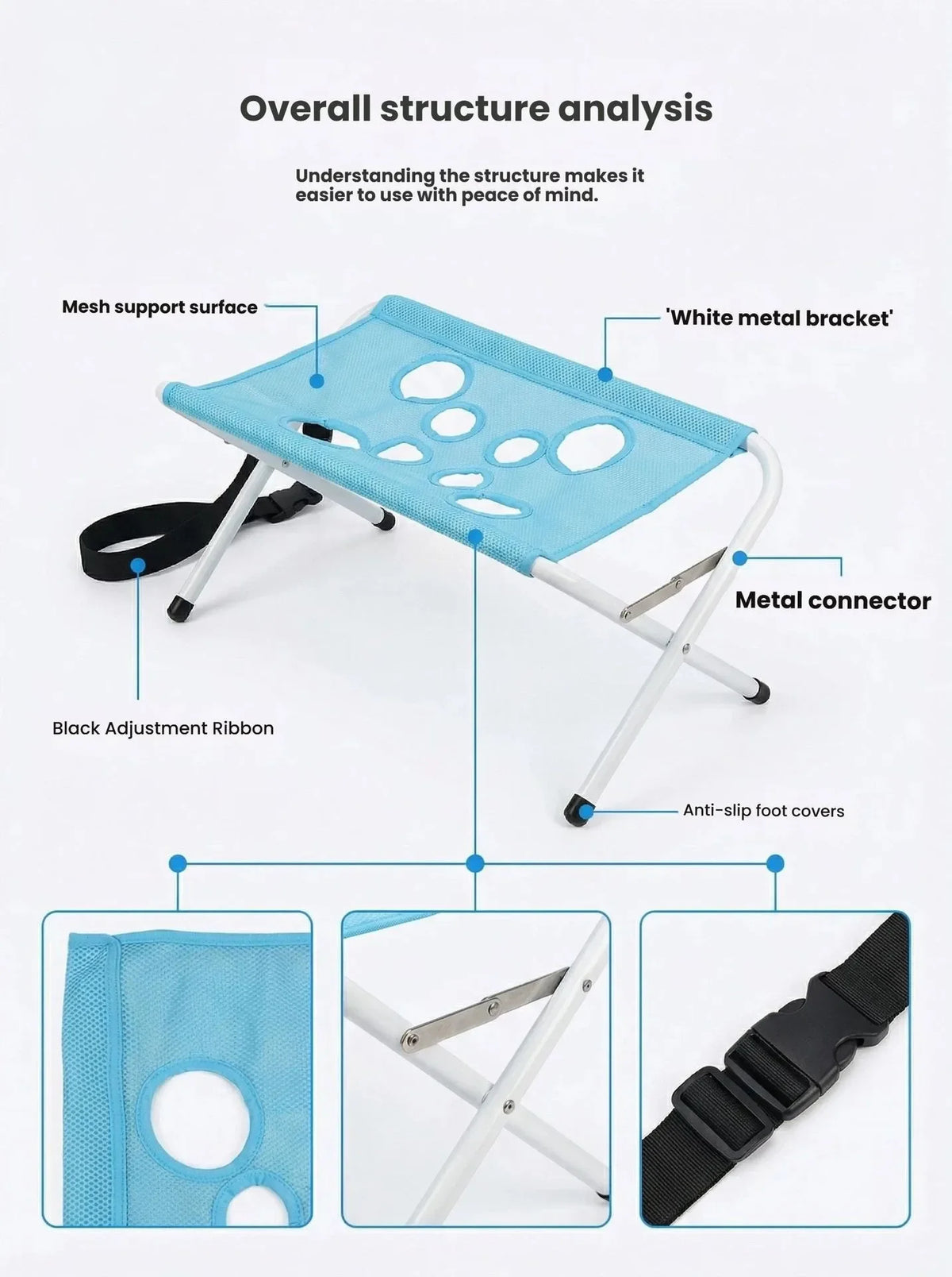 Rede de Higiene para Animais de Estimação — Cama para Banho e Higiene de Gatos e Cães; Suporte de Higiene Dobrável, Resistente a Arranhões e Mordidas