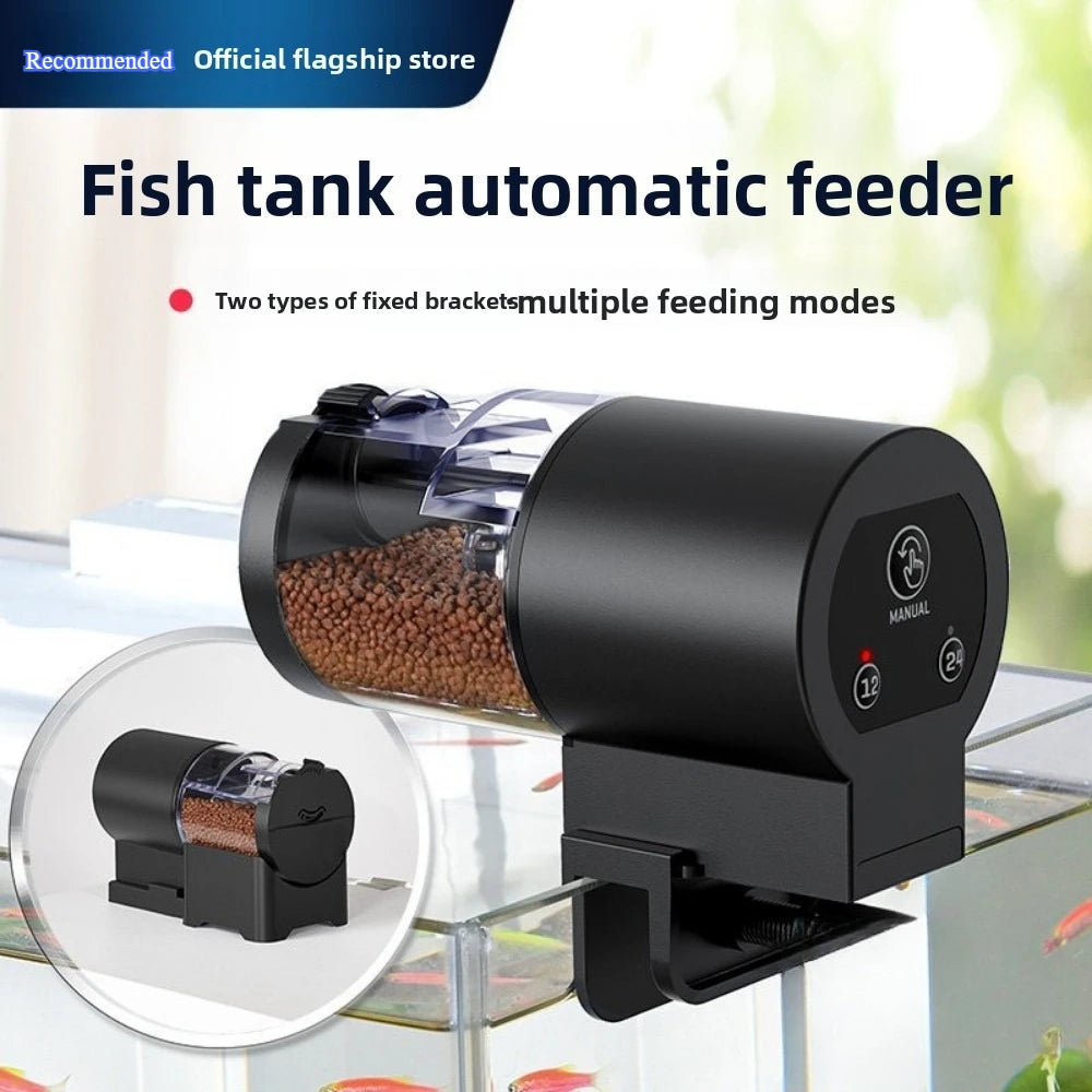 Alimentador Automático para Aquários, Acessórios para Tanques de Peixes, Dispensador de Ração para Peixes, Equipamento para Aquário, Produtos para Animais Aquáticos