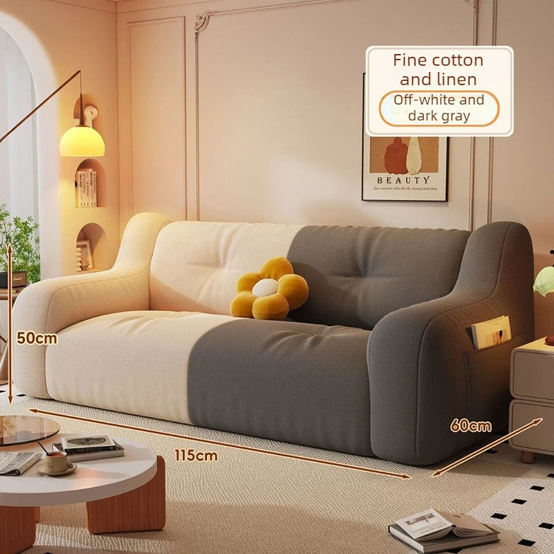Sofás Bean Bag para 2 Pessoas, Sofás Confortáveis para Sala de Estar, Sofá Bean Bag Portátil para Varanda e Quarto, Tatami Pequeno