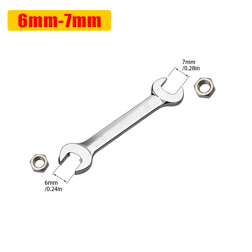 Chave de Boca Dupla de 5.5mm-32mm, Chave Hexagonal para Porcas Hexagonais, Ferramenta Especial para Reparo Automotivo Kasa & Pet