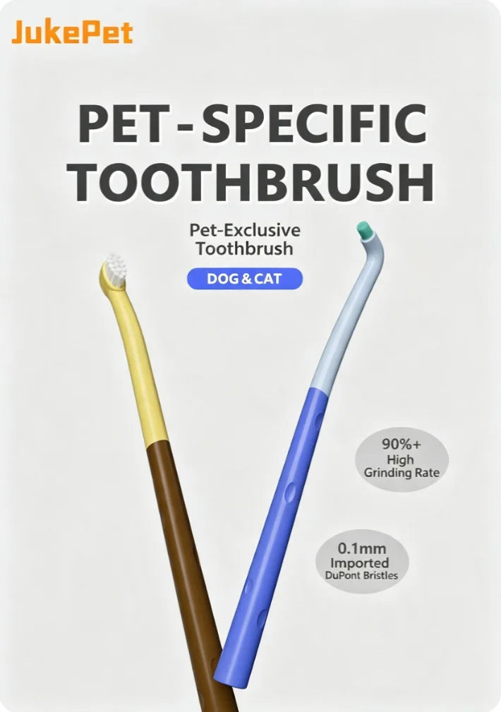 Escova de Dentes para Animais de Estimação, Escova de Dentes Plástica para Cães, Remoção de Tártaro, Limpeza Bucal, Cuidados com Animais de Estimação, Limpeza Bucal para Gatos